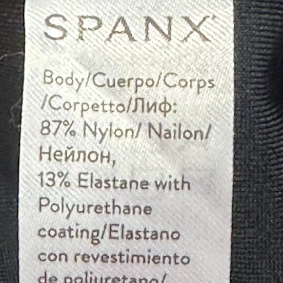 SPANX Faux Leather Leggings‎ Size Medium Style# 2437 Black - Picture 9 of 9